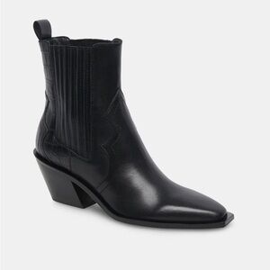Dolce Vita Senna Black Western Booties